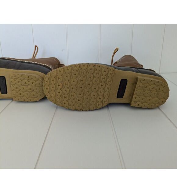 L.L. Bean Women's Bean Boots 8"-size 7M-Tan/Brown-Waterproof - Picture 5 of 10